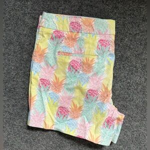 Cynthia Rowley Multicolor Pineapple Shorts